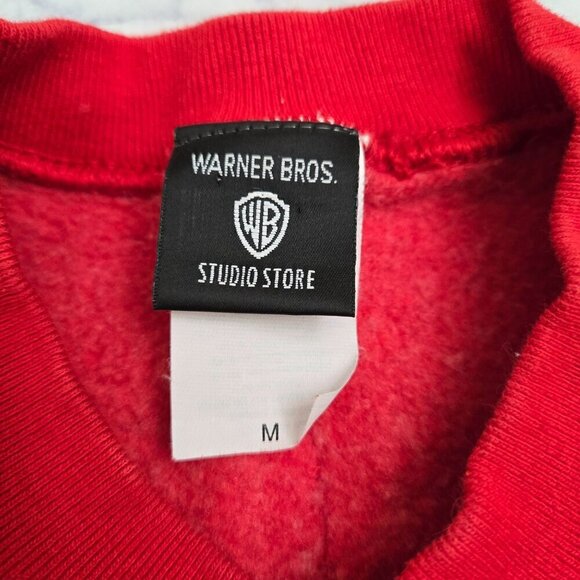 Vintage Christmas Sweatshirt Scooby-Doo Medium Red Novelty 90s Holiday‎ Festive - Picture 3 of 7